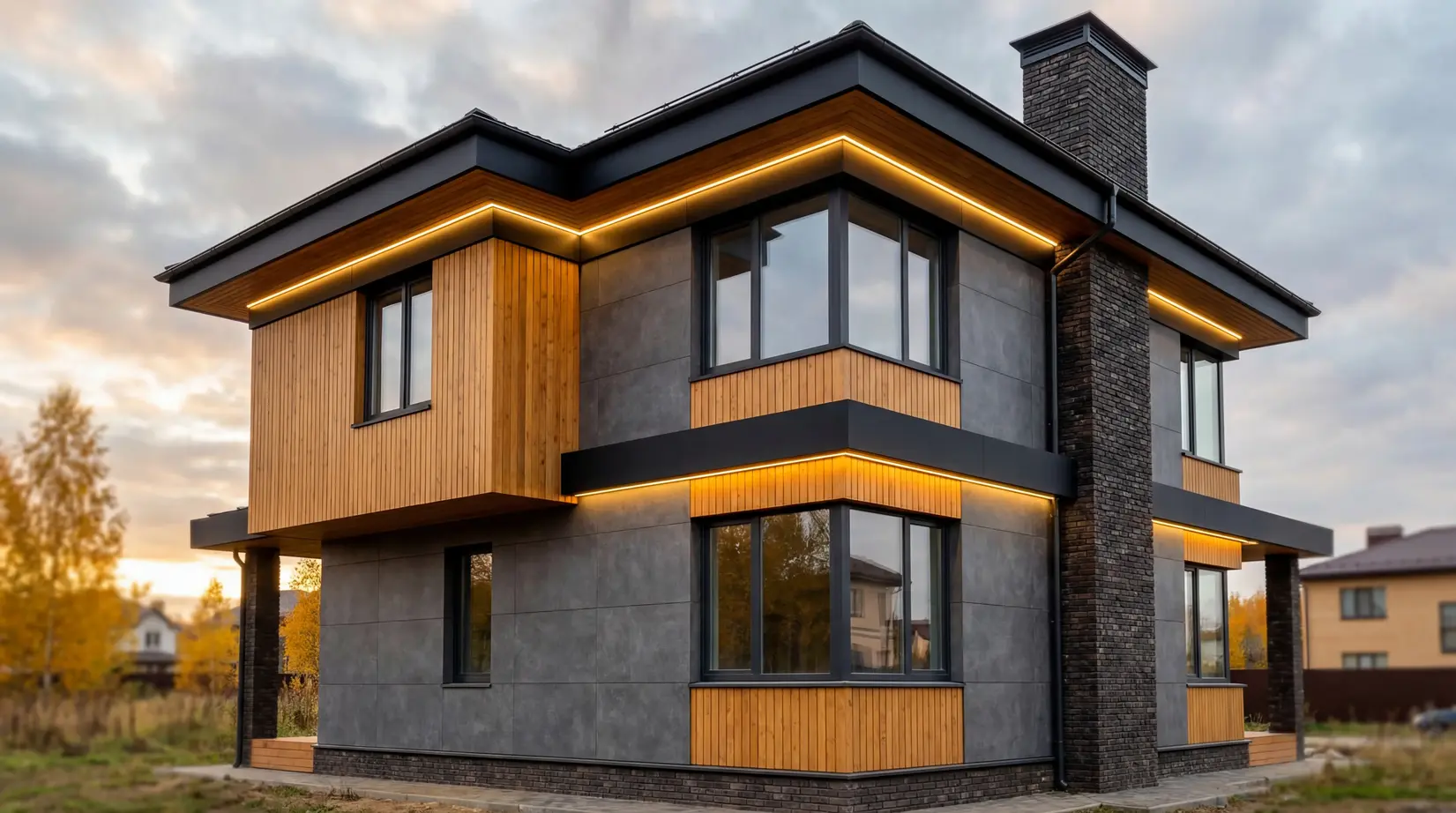 Дома в стиле Райт — фото 12